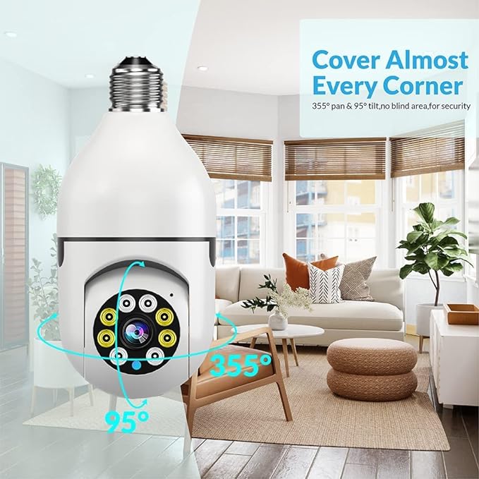 360 Captivating WiFi Panorama Camera by & Wireless WIFI Outdoor CCTV Monitor Smart Home Security, Easy To View Install, Your Ultimate Home Sentinel