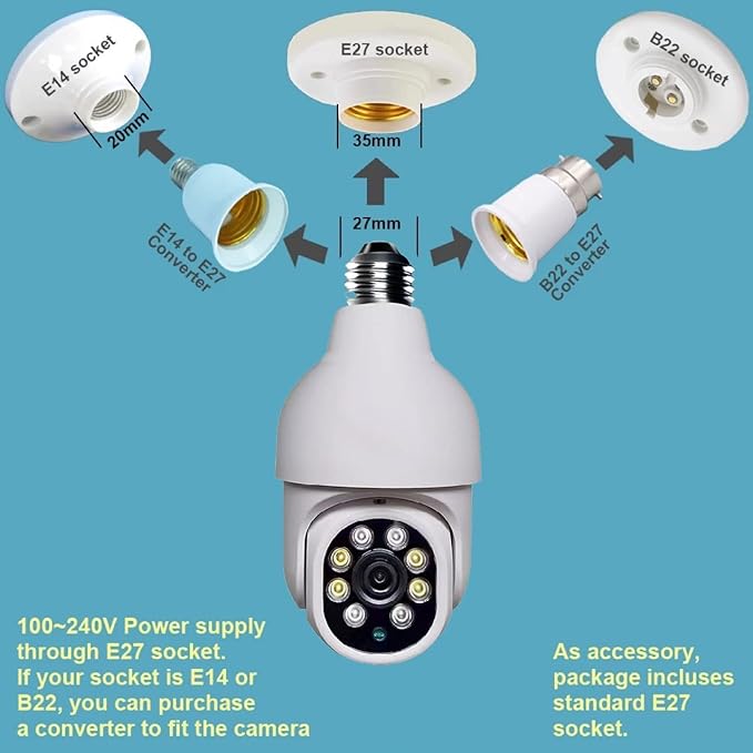 360 Captivating WiFi Panorama Camera by & Wireless WIFI Outdoor CCTV Monitor Smart Home Security, Easy To View Install, Your Ultimate Home Sentinel