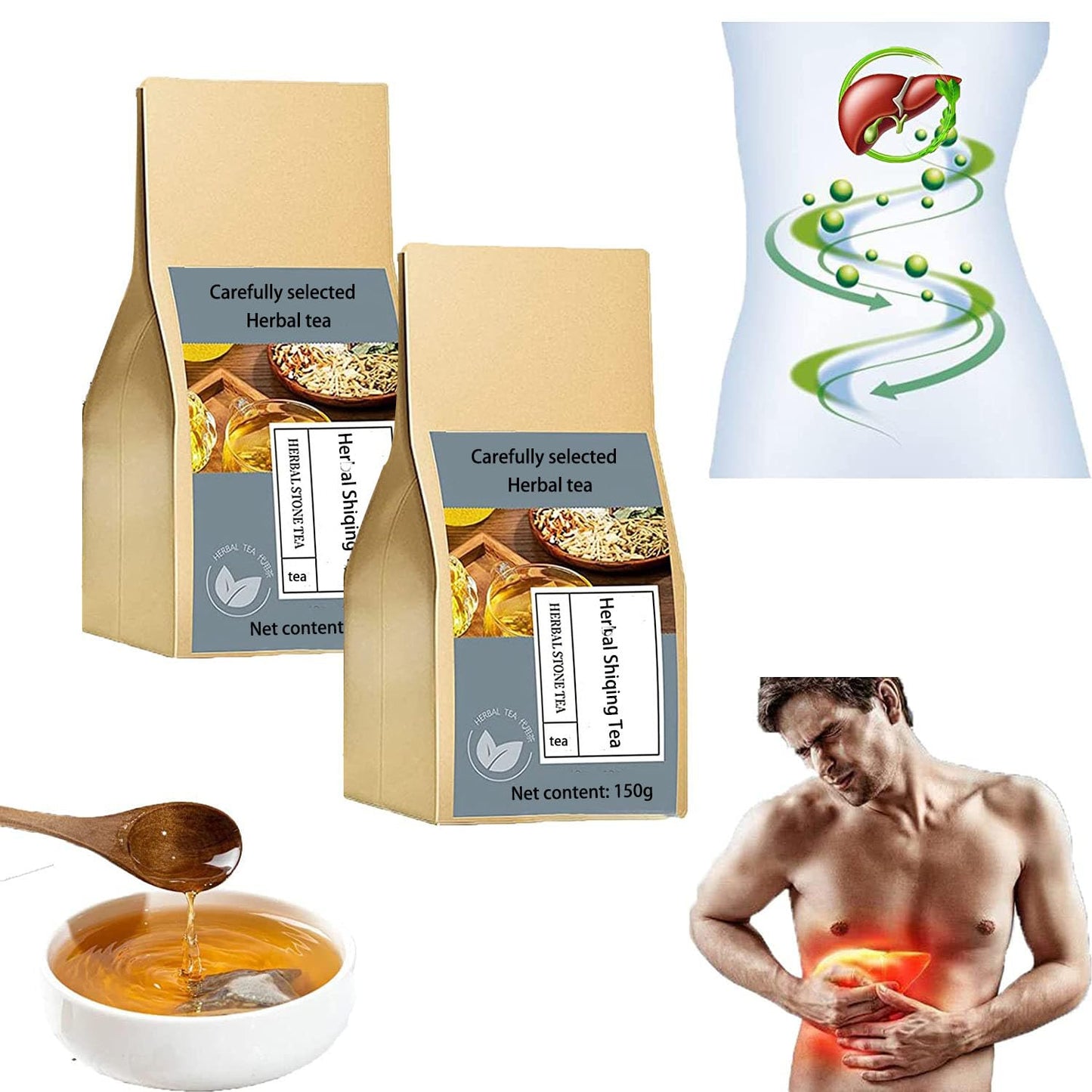 18 Flavors Liver Care and Stone Clearing Herbal Tea