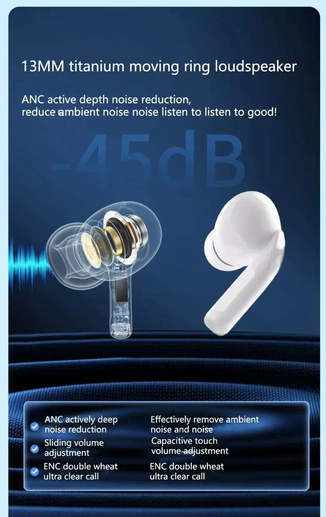 WT 5 AIRBUDS TOUCH SCREEN & LCD DISPLAY