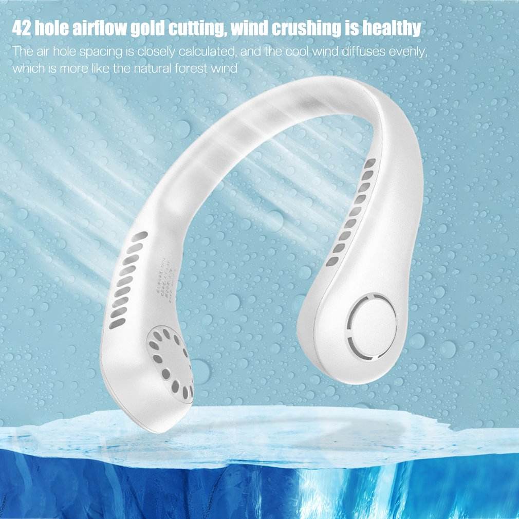 Keep yourself cool on the go - Neck Hanging Fan - Buy 1 Get 1 Free