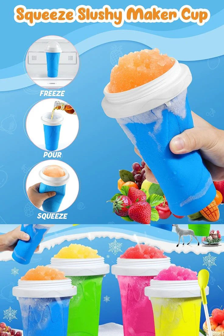 Buy 2 Get 1 Free - Frozen Magic Slushy Maker Squeeze Cup
