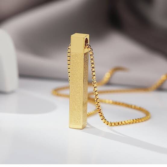Ayatul Kursi Bar Necklace - Buy 1 Get 1 Free