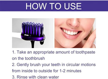 Say cheese with Confidence - Purple Whitening Toothpaste - Buy 1 Get 1 Free