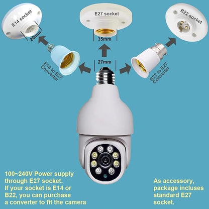 360 Captivating WiFi Panorama Camera by &amp; Wireless WIFI Outdoor CCTV Monitor Smart Home Security, Easy To View Install, Your Ultimate Home Sentinel