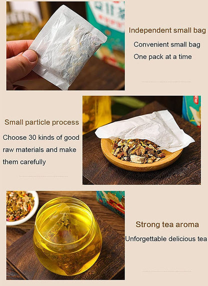 18 Flavors Liver Care and Stone Clearing Herbal Tea