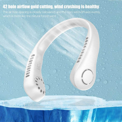 Keep yourself cool on the go - Neck Hanging Fan - Buy 1 Get 1 Free