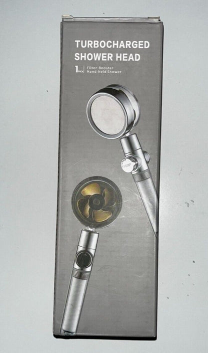 Rinse away Stress fast - High Pressure Turbocharged Shower Head