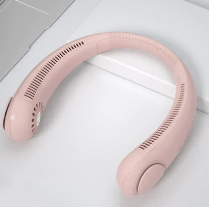 Keep yourself cool on the go - Neck Hanging Fan - Buy 1 Get 1 Free
