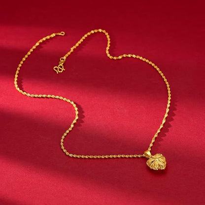 Gold Heart Necklace for Women - Buy 1 Get 1 Free